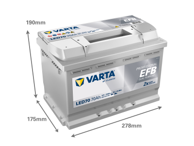 VARTA Professional Dual Purpose EFB  - (930070076)